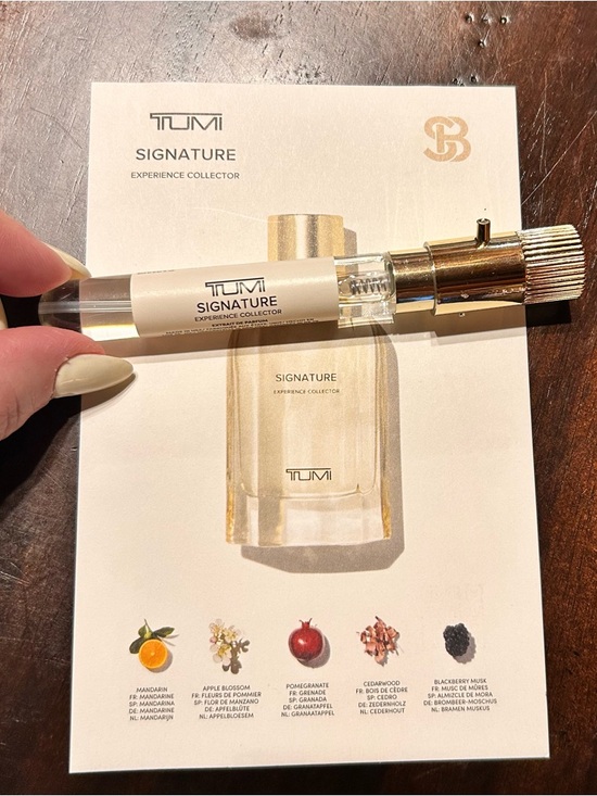Tumi Other - Tumi Signature Sample Vial with Gold Accents